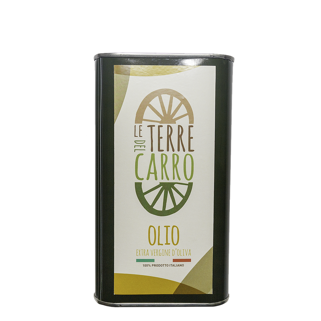 Lattina da 1 litro di olio extravergine di oliva 100% italiano